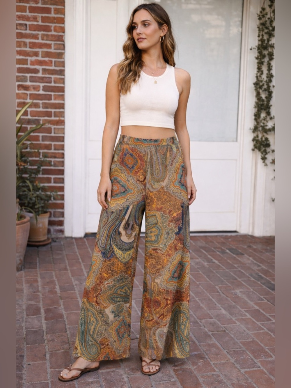 ZARA Palazzo Trousers